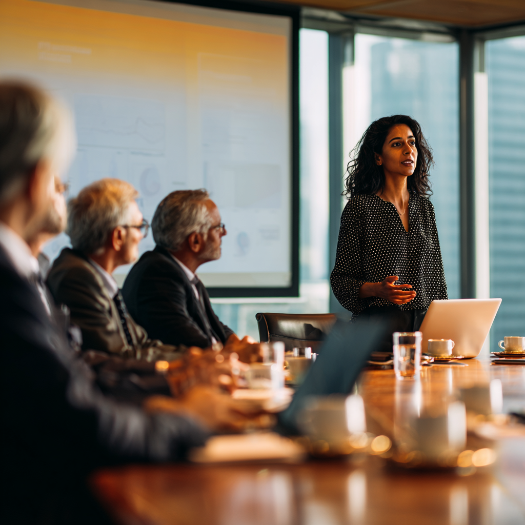 Capstone — Board-ready transformation deliverable defended in front of steering committee